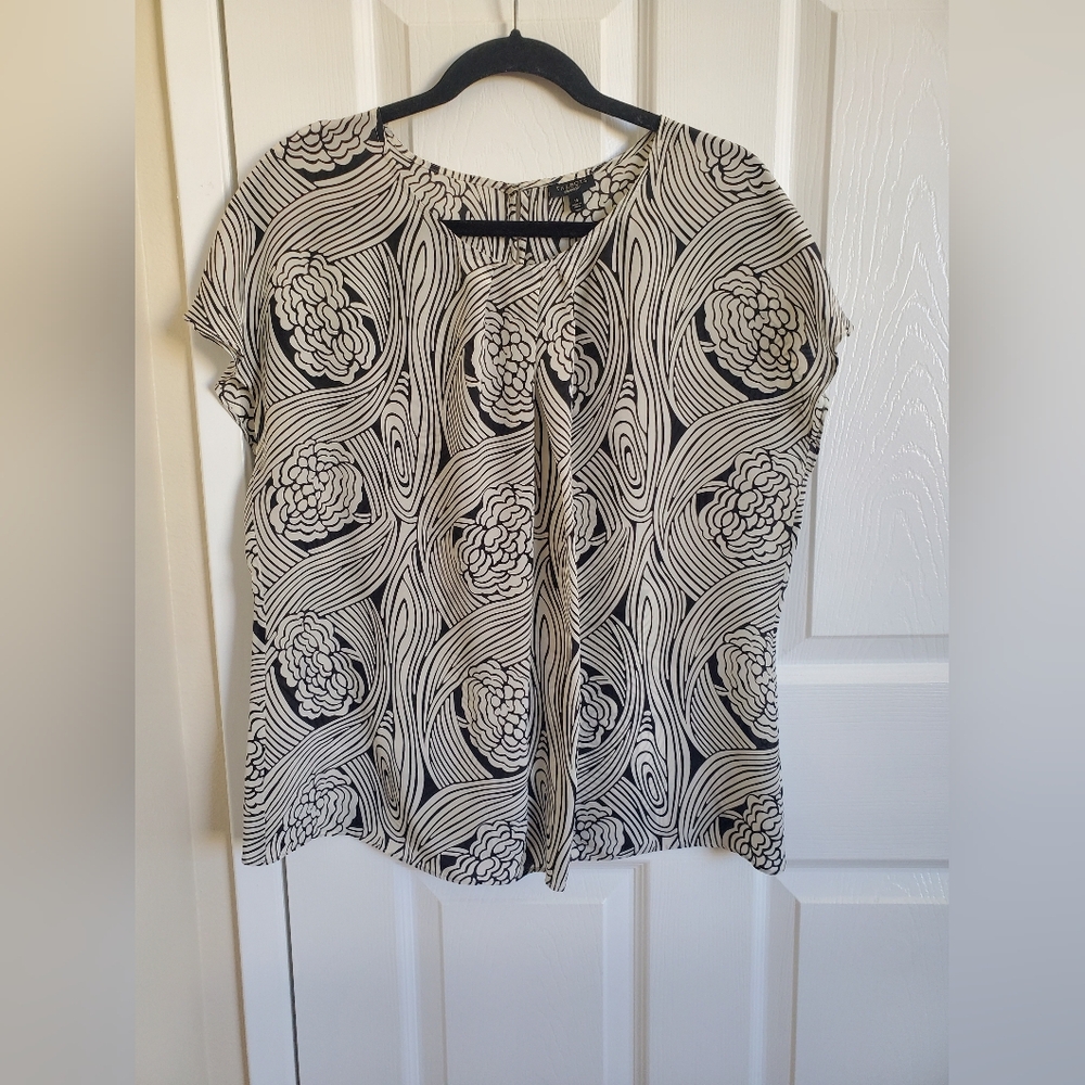 Talbots Silk Blouse 16